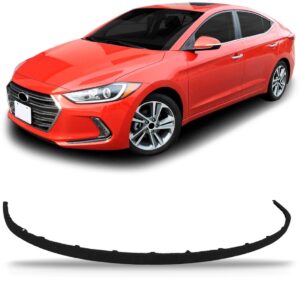 Spoiler Parachoque Dianteiro Elantra 2017 2018 Preto