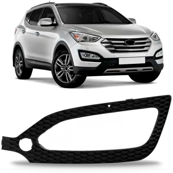 Moldura Farol Milha Santa Fé 2014 2015 2016 Lado Esquerdo