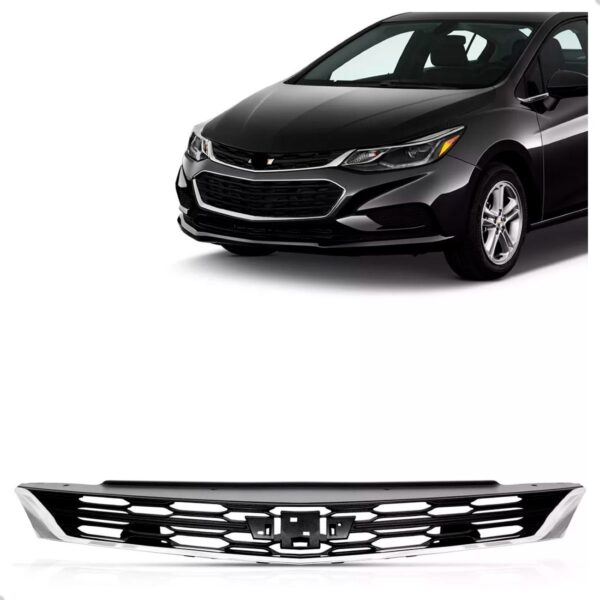 Grade Radiador Cruze 2017 2018 2019 Superior 1a Linha Preto