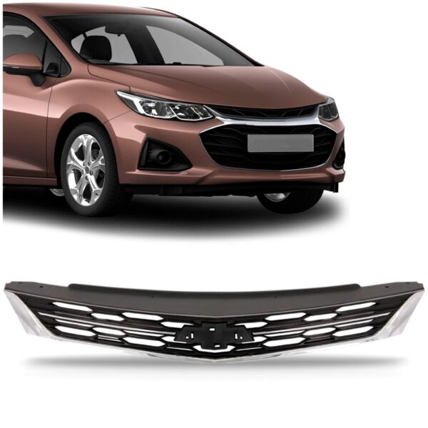 Grade Radiador Cruze 2017 18 2019 Inferior C/ Friso 1a Linha