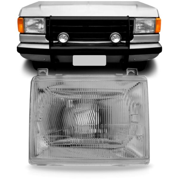 Farol F1000 1993 1994 1995 1996 Lente Acrílico Mega Desconto Lado Direito
