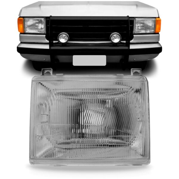 Farol F1000 1993 1994 1995 1996 Lente Acrílico Mega Desconto Lado Esquerdo