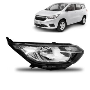 Farol Spin 2019 2020 2021 Cromado Sem Led 1ª Linha - Direito/passageiro