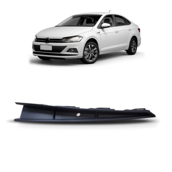 Moldura Inferior Parachoque Dianteiro Polo Virtus 18 A 2020 Lado Esquerdo