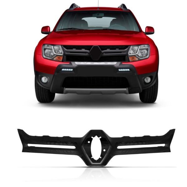 Grade Radiador Duster Oroch 2016 A 2020 Black Piano Black Piano