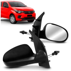 Retrovisor Mobi 15 16 17 18 19 20 Com Controle Capa Primer Lado Direito