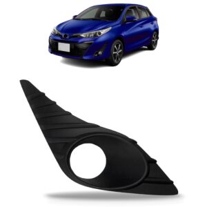 Moldura Milha Para Toyota Yaris 2018 2019 2020 Com Furo Lado Direito