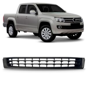 Grade Central Tela Parachoque Amarok 2010 A 2014 1a Linha Preto