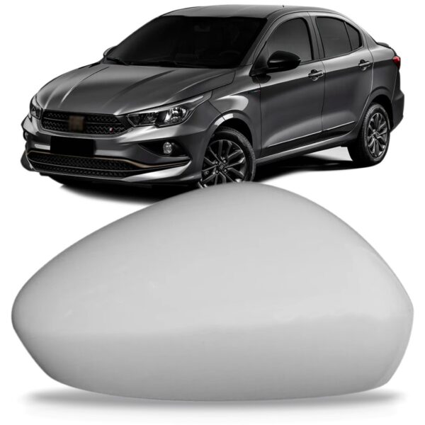 Capa Retrovisor Argo Cronos 2017 A 2025 Primer S/ Furo Seta Lado Direito