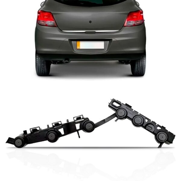 Guia Suporte Parachoque Traseiro Onix 2012 A 2016 Lado Esquerdo