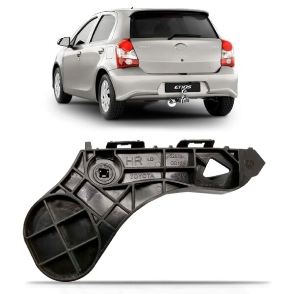 Guia Suporte Parachoque Traseiro Etios Hatch 2013/16 Oferta Lado Direito