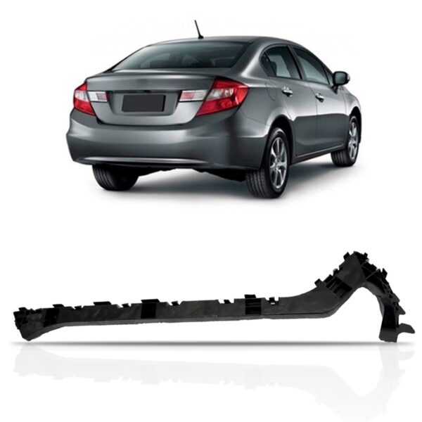 Guia Suporte Parachoque Traseiro Civic 2012 2013 14 15 2016 Lado Esquerdo