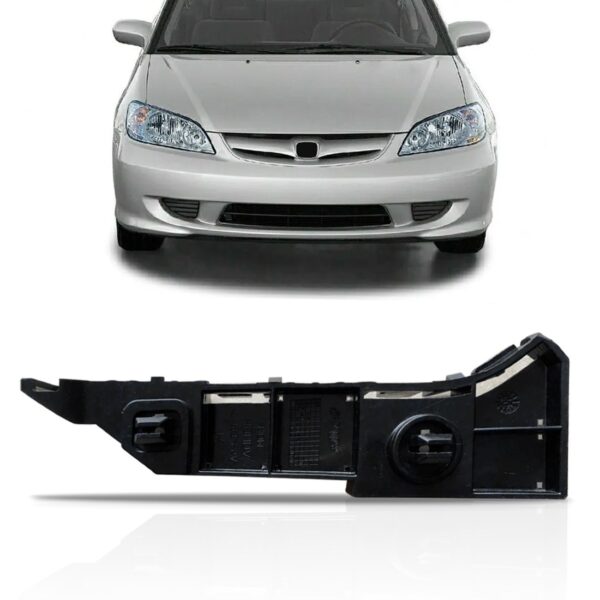 Guia Suporte Parachoque Dianteiro Civic 2003 2004 2005 2006 Lado Esquerdo