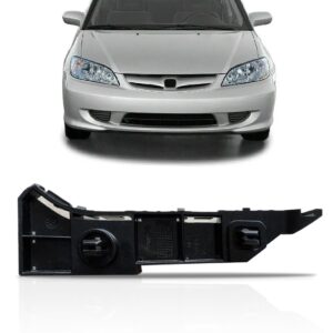 Guia Suporte Parachoque Dianteiro Civic 2003 2004 2005 2006 Lado Direito