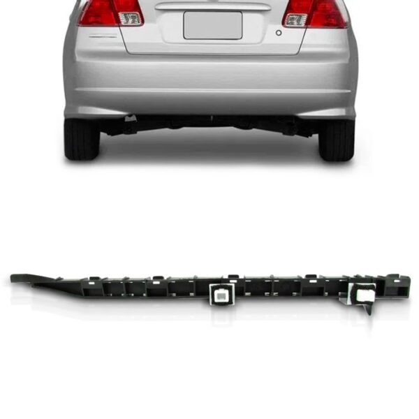 Guia Suporte Parachoque Traseiro Civic 2003 A 2006 Oferta Lado Esquerdo