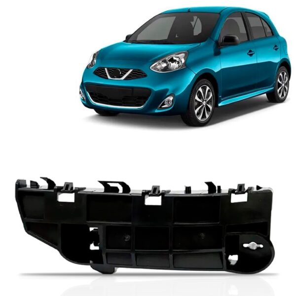 Guia Suporte Parachoque Dianteiro March 2015 A 2017 Promoção Lado Direito