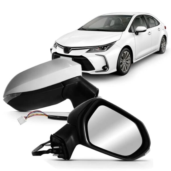 Retrovisor Corolla 2020 2021 Elétrico Retrátil Com Sinaleira Lado Direito