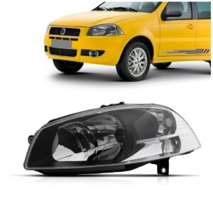 Farol Palio 08/12 Strada 2014/17 Manual Fumê Oferta 1ª Linha Esquerdo/motorista