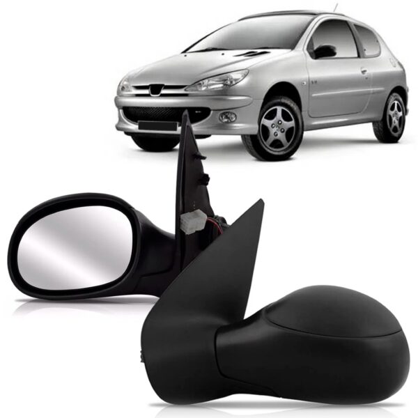 Retrovisor 206 1999 A 2010 207 2008 A 2014 Elétrico Lado Esquerdo