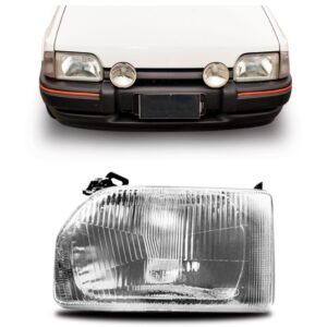 Farol Escort 1987 1988 89 90 91 92 93 94 Lente Policarbonato Lado Direito