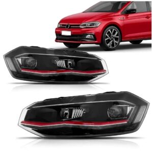 Par Farol Polo Virtus 2018 A 2022 C/friso Vermelho C/led