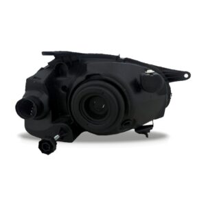 Farol Corsa 2000 A 2002 Carcaça Preta Lente Policarbonato Lado Esquerdo