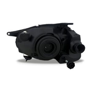 Farol Corsa 2000 A 2002 Carcaça Preta Lente Policarbonato Lado Direito