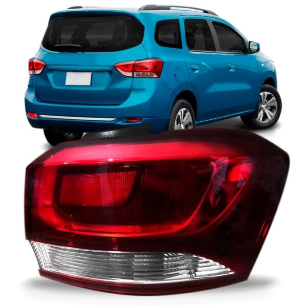 Sinaleira Traseira Spin 2019 20 2021 Canto Cristal Borda Fum Lado Direito