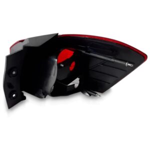 Sinaleira Traseira Spin 19/21 Canto Cristal Borda Vermelha Lado Esquerdo