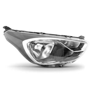 Farol Cromado/preto Manual Ka 2019 2020 2021 2022 1ª Linha - Direito/passageiro