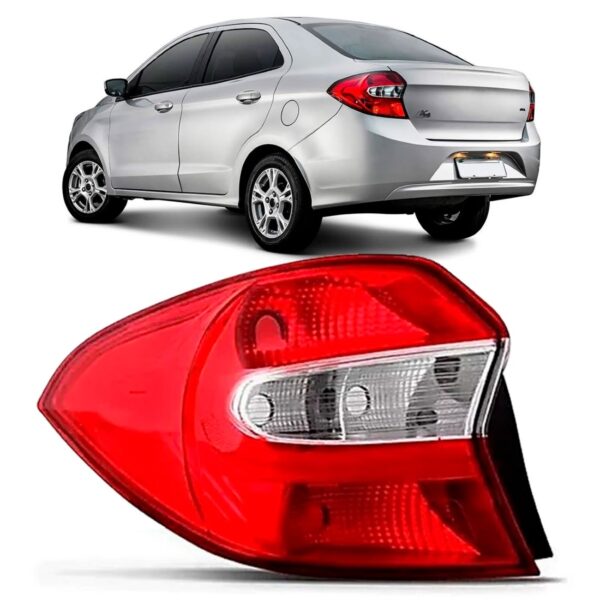 Lanterna Traseira Ka Sedan 2019 A 2021 Cristal Lado Esquerdo