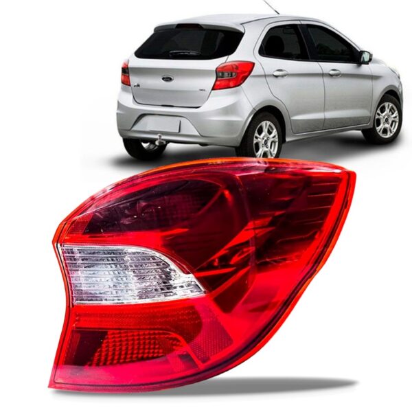 Lanterna Traseira Ka Hatch 2019 2020 2021 Bicolor C/garantia Lado Direito