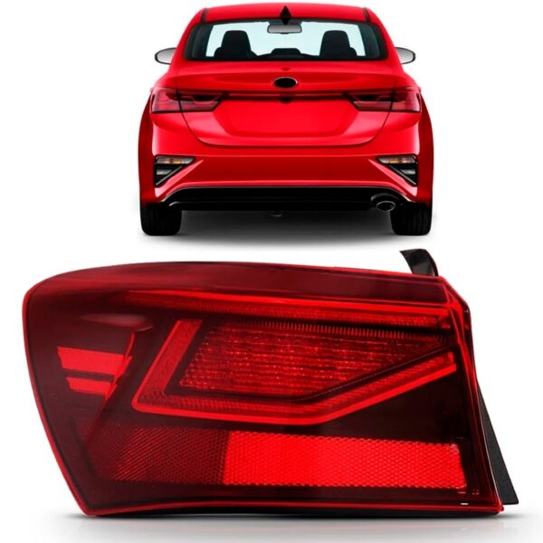 Lanterna Traseira Cerato 2020 2021 Com Led Lado Esquerdo