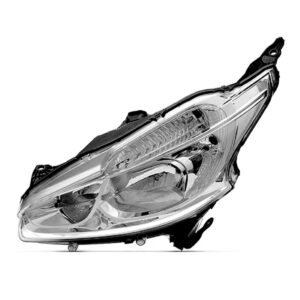 Farol Peugeot 208 2012 13 2014 15 16 Com Led E Drl 1ª Linha - Esquerdo/motorista