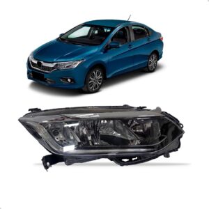 Farol Para Honda City 2018 2019 2020 2021 Com Led 1ª Linha Direito/passageiro