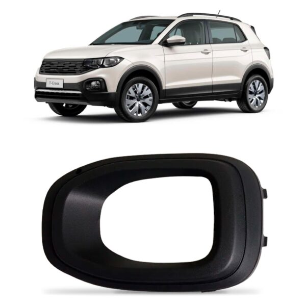 Moldura Milha Com Furo T-cross 2019 2020 2021 2022 Lado Esquerdo