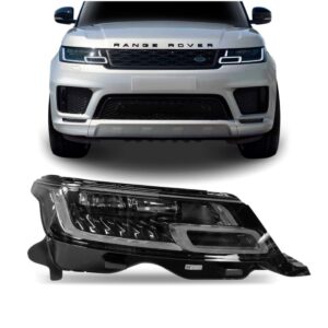 Farol Range Rover Sport 2018 2019 2020 Com Led 1ª Linha - Direito/passageiro