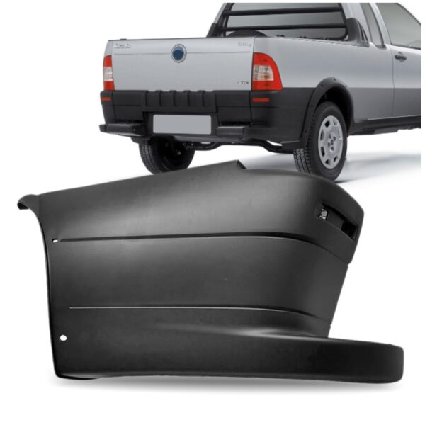 Ponteira Parachoque Traseiro Para Fiat Strada 2005 A 2008 Lado Esquerdo