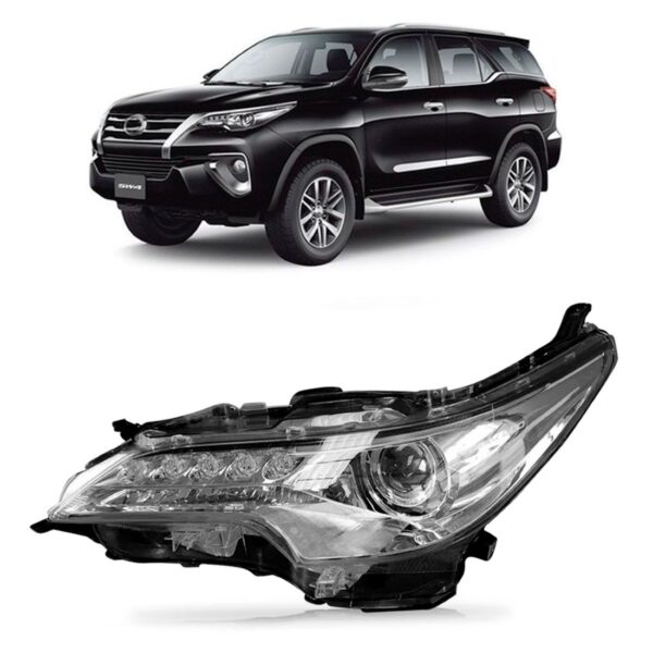 Farol Elétrico Hilux Sw4 C/ Led 2016 A 2021 1ª Linha Direito/passageiro