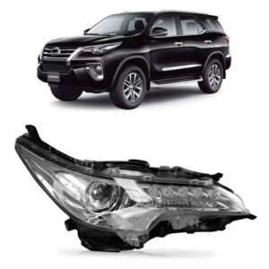 Farol Elétrico Hilux Sw4 C/ Led 2016 A 2021 1ª Linha - Esquerdo/motorista