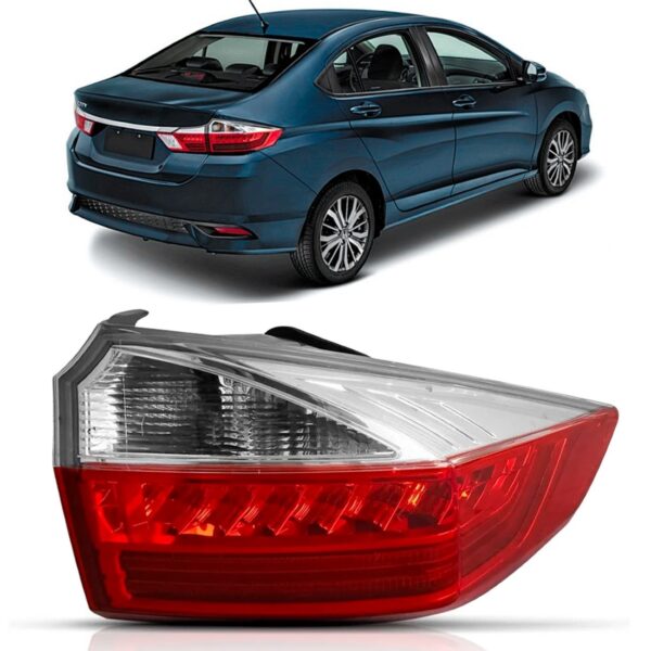 Lanterna Traseira City 2018 A 2020 C/ Led Lado Direito