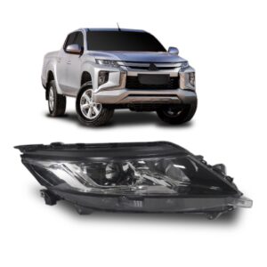 Farol L200 Triton 2020 2021 2022 Eletrico Com Motor 1ª Linha Direito/passageiro