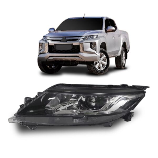 Farol L200 Triton 2020 2021 2022 Eletrico Com Motor 1ª Linha Esquerdo/motorista