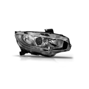 Farol Led Civic 16 17 18 19 2020 Manual Cromado Led 1ª Linha - Direito/passageiro