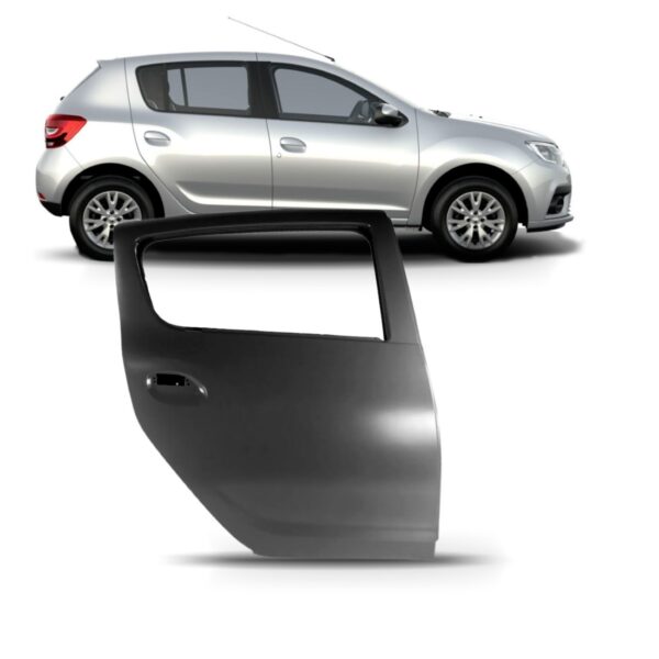 Porta Traseira Sandero 2014 A 2021 Lado Direito