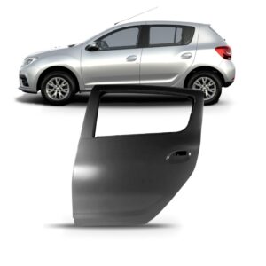 Porta Traseira Sandero 2014 A 2021 Lado Esquerdo