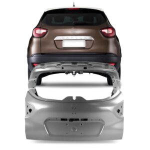 Tampa Porta Malas Captur 2017 2018 2019 2020 2021 Cinza