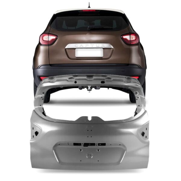 Tampa Porta Malas Captur 2017 2018 2019 2020 2021 Cinza