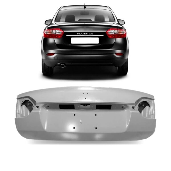 Tampa Porta Malas Fluence 2010 2011 2012 2013 2014 Cinza