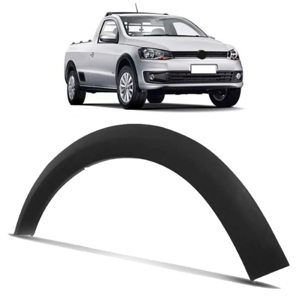Moldura Vao Roda Dianteiro Saveiro Trend G6 2013 A 2016 Lado Direito